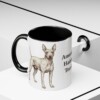 11oz American Hairless Terrier Mug, Vintage Dog Portrait Coffee Mug, Dog Lover Gift