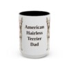 american-hairless-terrier-mug-dad-black-front-3 15oz American Hairless Terrier Dog Dad Mug, Vintage Sketch Coffee Mug, Dog Dad Gift