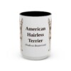american-hairless-terrier-mug-latin-black-front-3 15oz American Hairless Terrier Latin Mug, American Hairless Terrier, Vintage Dog Coffee Mug, Dog Lover Gift