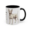 11oz American Hairless Terrier Latin Mug, American Hairless Terrier, Vintage Dog Coffee Mug, Dog Lover Gift