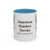 11oz American Hairless Terrier Latin Mug, American Hairless Terrier, Vintage Dog Coffee Mug, Dog Lover Gift