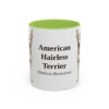 11oz American Hairless Terrier Latin Mug, American Hairless Terrier, Vintage Dog Coffee Mug, Dog Lover Gift