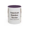 11oz American Hairless Terrier Latin Mug, American Hairless Terrier, Vintage Dog Coffee Mug, Dog Lover Gift