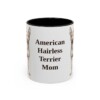11oz American Hairless Terrier Dog Mom Mug, Vintage Sketch Coffee Mug, Dog Mom Gift