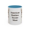 11oz American Hairless Terrier Dog Mom Mug, Vintage Sketch Coffee Mug, Dog Mom Gift