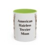 11oz American Hairless Terrier Dog Mom Mug, Vintage Sketch Coffee Mug, Dog Mom Gift