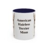 11oz American Hairless Terrier Dog Mom Mug, Vintage Sketch Coffee Mug, Dog Mom Gift