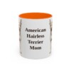 11oz American Hairless Terrier Dog Mom Mug, Vintage Sketch Coffee Mug, Dog Mom Gift