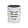 11oz American Hairless Terrier Dog Mom Mug, Vintage Sketch Coffee Mug, Dog Mom Gift