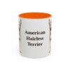 11oz American Hairless Terrier Mug, Vintage Dog Portrait Coffee Mug, Dog Lover Gift