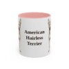 11oz American Hairless Terrier Mug, Vintage Dog Portrait Coffee Mug, Dog Lover Gift