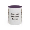 11oz American Hairless Terrier Mug, Vintage Dog Portrait Coffee Mug, Dog Lover Gift