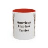 11oz American Hairless Terrier Mug, Vintage Dog Portrait Coffee Mug, Dog Lover Gift