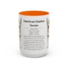 american-hairless-terrier-mug-writeup-orange-3 15oz American Hairless Terrier Mug, Illustrated Dog Breed Facts Coffee Mug, Vintage Dog Keepsake Gift