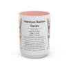american-hairless-terrier-mug-writeup-pink-3 15oz American Hairless Terrier Mug, Illustrated Dog Breed Facts Coffee Mug, Vintage Dog Keepsake Gift
