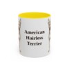 11oz American Hairless Terrier Mug, Vintage Dog Portrait Coffee Mug, Dog Lover Gift