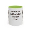 11oz American Staffordshire Terrier Dog Dad Mug, Vintage Sketch Coffee Mug, Dog Dad Gift