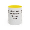 11oz American Staffordshire Terrier Dog Dad Mug, Vintage Sketch Coffee Mug, Dog Dad Gift