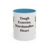 11oz Funny American Staffordshire Terrier Mug, Tough Exterior, Marshmallow Heart, Vintage Dog Coffee Mug, Dog Lover Gift