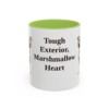 11oz Funny American Staffordshire Terrier Mug, Tough Exterior, Marshmallow Heart, Vintage Dog Coffee Mug, Dog Lover Gift