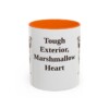 11oz Funny American Staffordshire Terrier Mug, Tough Exterior, Marshmallow Heart, Vintage Dog Coffee Mug, Dog Lover Gift