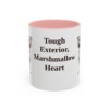 11oz Funny American Staffordshire Terrier Mug, Tough Exterior, Marshmallow Heart, Vintage Dog Coffee Mug, Dog Lover Gift