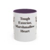 11oz Funny American Staffordshire Terrier Mug, Tough Exterior, Marshmallow Heart, Vintage Dog Coffee Mug, Dog Lover Gift