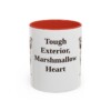 11oz Funny American Staffordshire Terrier Mug, Tough Exterior, Marshmallow Heart, Vintage Dog Coffee Mug, Dog Lover Gift