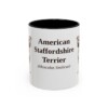 11oz American Staffordshire Terrier Latin Mug, American Staffordshire Terrier, Vintage Dog Coffee Mug, Dog Lover Gift
