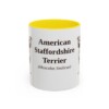 11oz American Staffordshire Terrier Latin Mug, American Staffordshire Terrier, Vintage Dog Coffee Mug, Dog Lover Gift