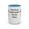 15oz American Staffordshire Terrier Dog Mom Mug, Vintage Sketch Coffee Mug, Dog Mom Gift