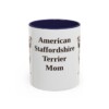 11oz American Staffordshire Terrier Dog Mom Mug, Vintage Sketch Coffee Mug, Dog Mom Gift