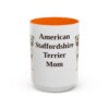 15oz American Staffordshire Terrier Dog Mom Mug, Vintage Sketch Coffee Mug, Dog Mom Gift
