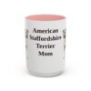 15oz American Staffordshire Terrier Dog Mom Mug, Vintage Sketch Coffee Mug, Dog Mom Gift