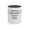 11oz American Staffordshire Terrier Dog Mom Mug, Vintage Sketch Coffee Mug, Dog Mom Gift