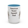 american-water-spaniel-mug-dad-light-blue-1 15oz American Water Spaniel Dog Dad Mug, Vintage Sketch Coffee Mug, Dog Dad Gift