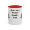 11oz American Water Spaniel Dog Dad Mug, Vintage Sketch Coffee Mug, Dog Dad Gift