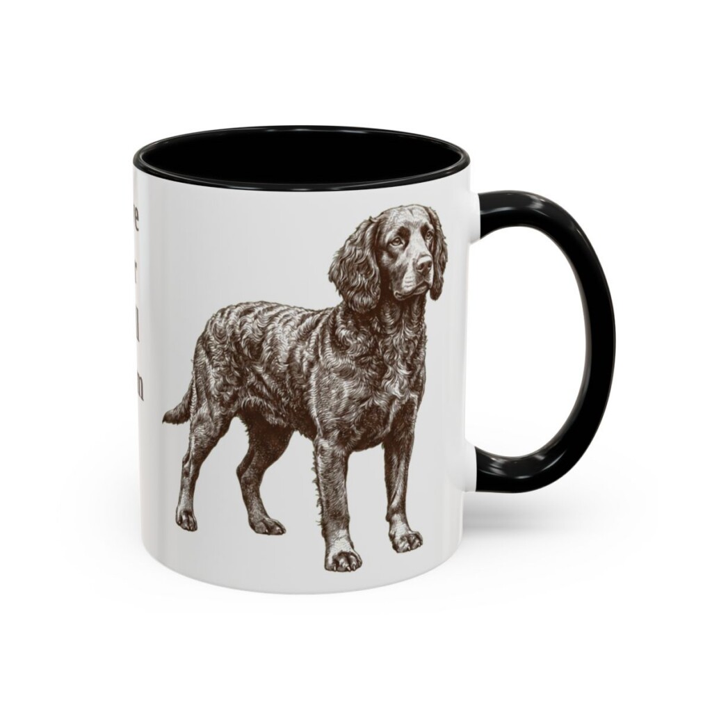 11oz Funny American Water Spaniel Mug, Have Fur Will Swim, Vintage Dog Coffee Mug, Dog Lover Gift