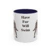 11oz Funny American Water Spaniel Mug, Have Fur Will Swim, Vintage Dog Coffee Mug, Dog Lover Gift