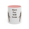 11oz Funny American Water Spaniel Mug, Have Fur Will Swim, Vintage Dog Coffee Mug, Dog Lover Gift