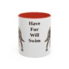 11oz Funny American Water Spaniel Mug, Have Fur Will Swim, Vintage Dog Coffee Mug, Dog Lover Gift