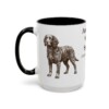 15oz American Water Spaniel Latin Mug, American Water Spaniel, Vintage Dog Coffee Mug, Dog Lover Gift