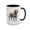 15oz American Water Spaniel Latin Mug, American Water Spaniel, Vintage Dog Coffee Mug, Dog Lover Gift