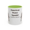 11oz American Water Spaniel Latin Mug, American Water Spaniel, Vintage Dog Coffee Mug, Dog Lover Gift