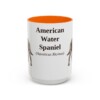 15oz American Water Spaniel Latin Mug, American Water Spaniel, Vintage Dog Coffee Mug, Dog Lover Gift