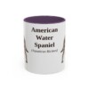 11oz American Water Spaniel Latin Mug, American Water Spaniel, Vintage Dog Coffee Mug, Dog Lover Gift