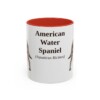11oz American Water Spaniel Latin Mug, American Water Spaniel, Vintage Dog Coffee Mug, Dog Lover Gift