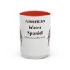 15oz American Water Spaniel Latin Mug, American Water Spaniel, Vintage Dog Coffee Mug, Dog Lover Gift
