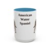 15oz American Water Spaniel Mug, Vintage Dog Portrait Coffee Mug, Dog Lover Gift