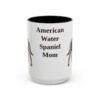 15oz American Water Spaniel Dog Mom Mug, Vintage Sketch Coffee Mug, Dog Mom Gift